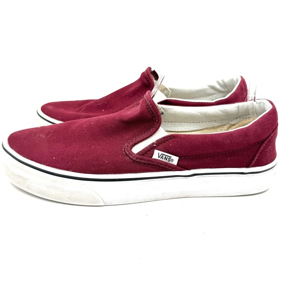 Vans Maroon Slip-On Shoes - Picture 1 of 6